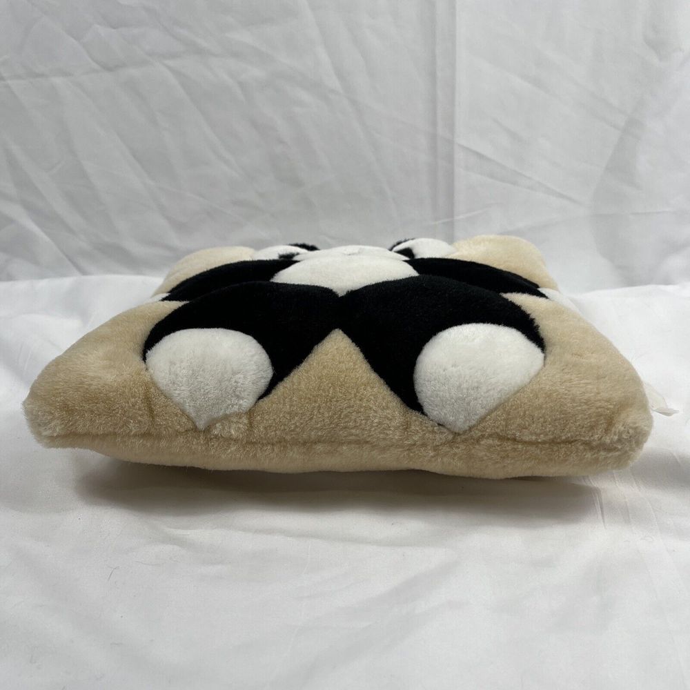 Vintage1998 TWIE Plush Panda Bear Pillow 10 Inch Square Decorative - Picture 5 of 7